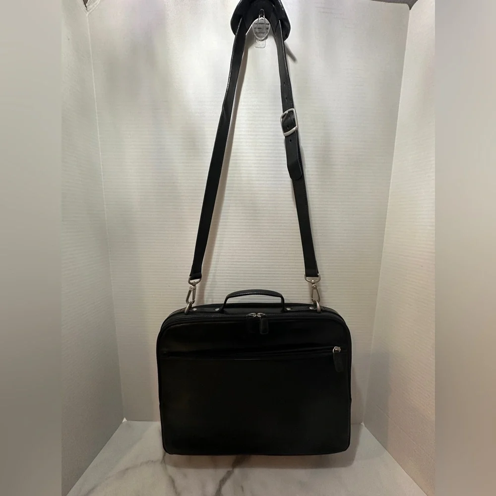 Levenger Black Leather Men's Bag